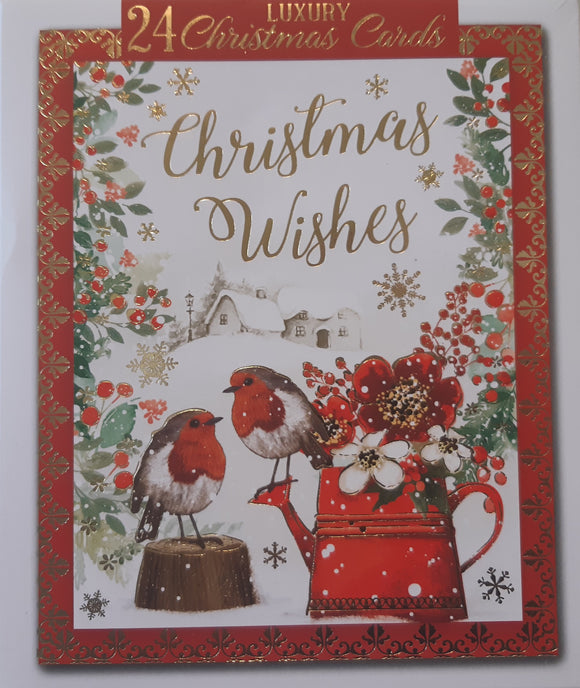 Christmas Wishes 24 Luxury Cards