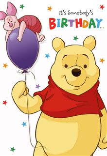 Birthday Open Disney - Winnie the Pooh