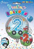 Age 2 Male Juv 18" Foil Balloon