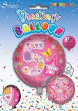 Age 5 Female Juv 18" Foil Balloon