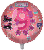 Age 9 Female Juv 18" Foil Balloon