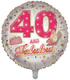 Age 40 Female 18" Foil Balloon
