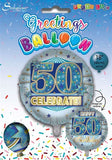 Age 50 Male 18" Foil Balloon