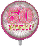 Age 50 Female Balloon 18" Foil