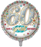 Age 60 Neutral 18" Foil Balloon