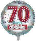 Age 70 Neutral 18" Foil Balloon