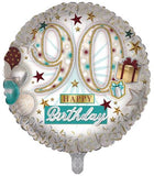 Age 90 Neutral 18" Foil Balloon