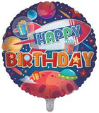 Happy Birthday Male 18" Foil Balloon