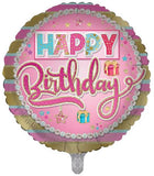 Open Female Trad Birthday 18" Foil Balloon