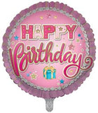 Happy Birthday Female 18" Foil Balloon