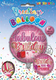 Open Female Trad Birthday 18" Foil Balloon