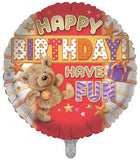 Happy Birthday Female 18" Foil Balloon