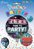 Open Neutral Trad Birthday 18" Foil Balloon