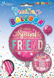 Special Friend Birthday 18" Foil Balloon