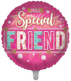 Special Friend Birthday 18" Foil Balloon