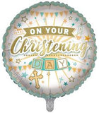 Christening Neutral Trad 18" Foil Balloon