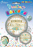 Christening Neutral Trad 18" Foil Balloon