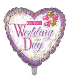 Wedding Day Trad 18" Foil Balloon