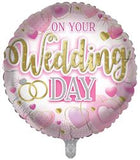 Wedding Day Trad 18" Foil Balloon