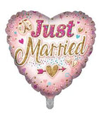 Just Married 18" Foil Balloon