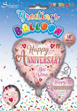 Anniversary 18" Foil Balloon