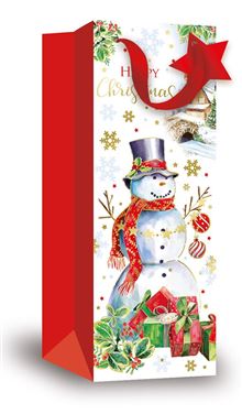 Bottle Bags Christmas X 12