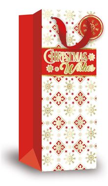 Bottle Bags Christmas X 12