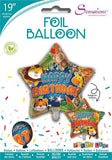 Happy Birthday 18" Foil Balloon