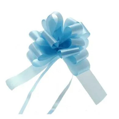 Pull Bow Light Blue (30mm)