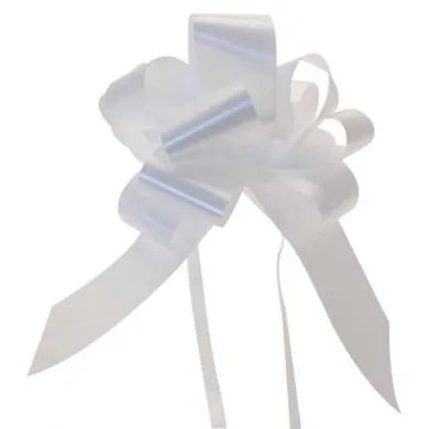 White Pull Bow (50mm)