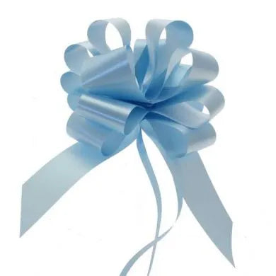 Light Blue Pull Bow (50mm)