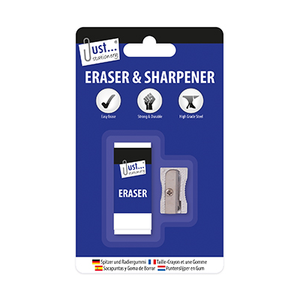 Eraser and Metal Sharpener X 12